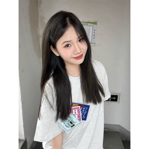 万针全刺绣工艺抖音得物高品质260克重磅纯棉双纱美式高街短袖T恤图片