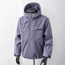 2026春季新款男女同款高品质户外登山服青少年学生冲锋衣夹克外套，男装夹克，星座1402-1