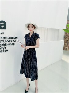 【现货】夏季新款 修身气质显瘦连衣裙图片