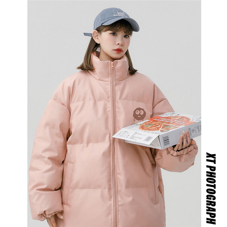 中性风23新款冬季时尚百搭宽松PU皮棉服外套MY6457P115控158，男装棉衣，电商A268