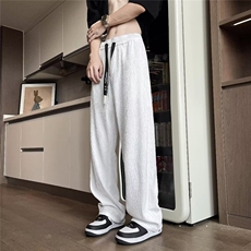 夏季休闲裤阔腿垂感树皮邹K9541，男装休闲裤，星座1116A-1（原606A）