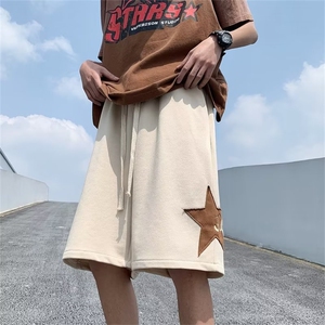 短裤男夏季新款宽松美式复古五分裤子CE113P30图片