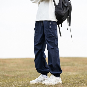 春秋季工装裤男潮美式户外登山裤宽松休闲冲锋裤长裤 K3506 特P50图片