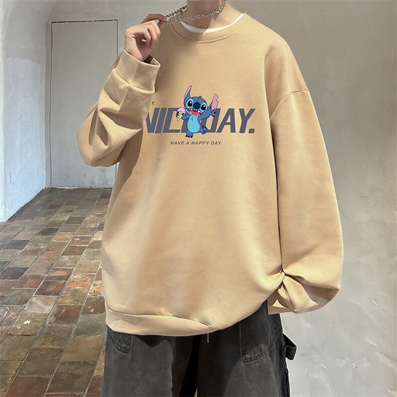 控38简约帅气百搭长袖t恤男大码卫衣T4173-P25加绒款-P35,男装卫衣,电商A040