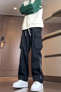 （现货）2025春季美式高街工装裤男伞兵裤休闲长裤K9006-P60控78图片