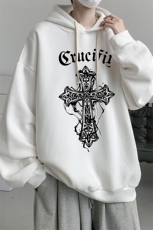 连帽卫衣男大码运动服帽衫外套WY2268-P35加绒款-P40，男装卫衣，电商A040