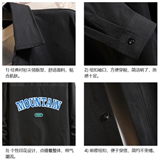 CS15231-P38长袖衬衫男士大码宽松衬衣男寸衫砖墙，男装衬衫，电商A040A