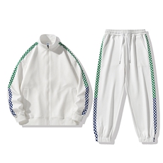 新款男大斜纹面料美式休闲风套装白底平铺TZ2601-P120控158，男装休闲套装，星座717