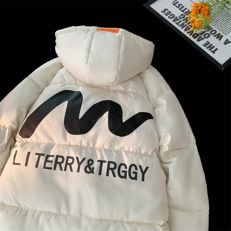 新款棉衣男女棉服连帽冬装棉袄面包服加厚外套3356-P65控98,男装棉衣,星座207