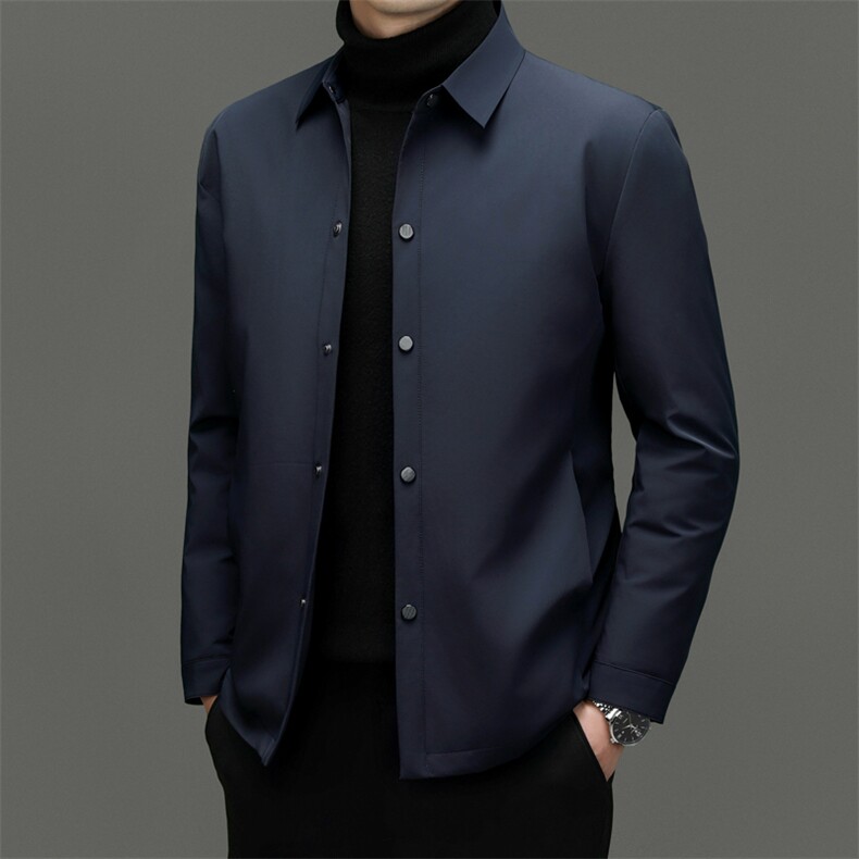 BN23602钱塘2020-2冬季时尚休闲厚款中年男士90鹅绒羽绒服P210,男装羽绒服,钱塘207-2