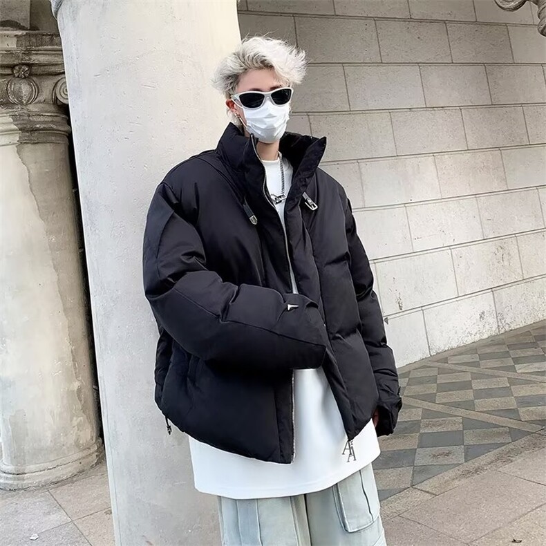 保暖小众设计立领棉衣棉服男金属潮牌加厚棉袄痞帅外套冬季MY113,男装夹克,星座1116A-1（原606A）