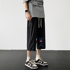 冰丝七分裤男大码速干短裤男五分裤QK72192-P25，男装休闲裤，电商A040