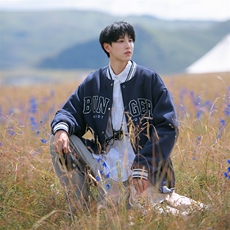 B225-W8409-P86-X108-聚酯纤维-字母刺绣棒球服，女装职业装，电商B225