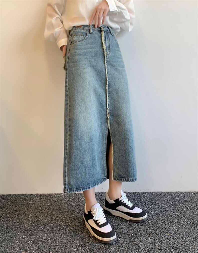 推荐时尚毛须边牛仔裙，其它，天使公主