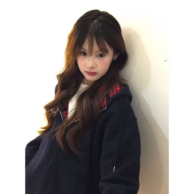 连帽开衫卫衣男女春秋季美式复古简约加绒休闲宽松外套WY4902P62，女装短外套，星座1013-5