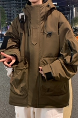 新标80重磅工装羽绒服保暖潮外套冲锋衣A436-973-P225控价298，男装羽绒服，电商A436