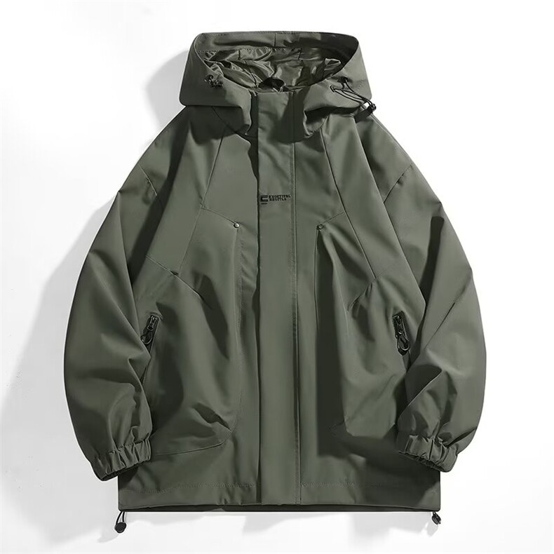 连帽青少年冲锋衣2025新款春秋薄款户外登山旅游服外套745/P52,男装夹克,星座506B