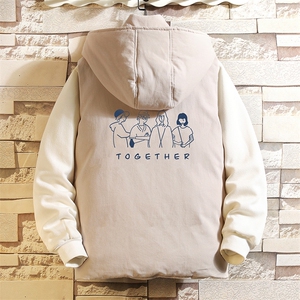 MJ47191-P80 棉马甲男士大码加厚棉背心男坎肩男 砖墙,男装背心/马甲,电商A040A