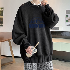半高领毛衣男士大码针织衫男毛线衣男 M18255-P45 加绒款-P65图片