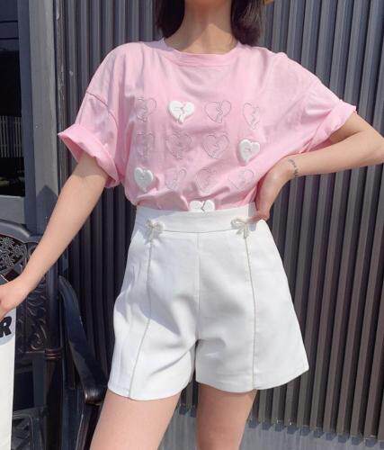 【现货】爱心T恤，女装T恤，JUAN