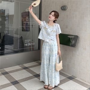 现货：时尚轻奢蕾丝套装2C105-0512-P175-K258图片