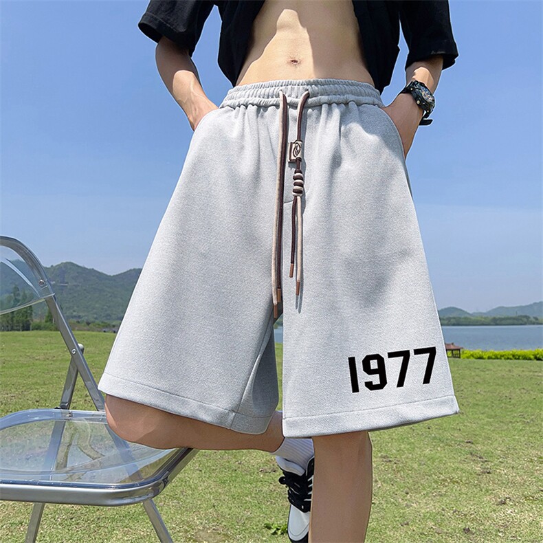 菠萝格抖音直播得物品质男五分中裤休闲短裤K061P30控48图片