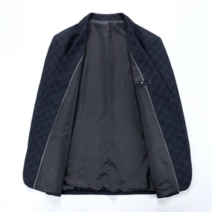 ZL6M8801男式秋季新款长袖薄款西服休闲商务便服西装单西图片