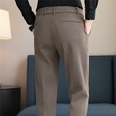 K838-P65男士秋冬星空呢面料休闲西裤带腰带28-38码，男装西裤，电商A211
