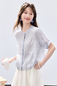 现货2026夏装新款透气亲肤女士凉爽衬衣图片