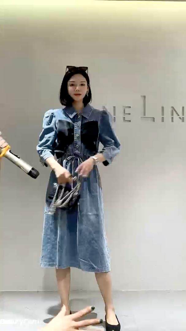 【现货】夏季牛仔连衣裙，女装连衣裙，衣邸