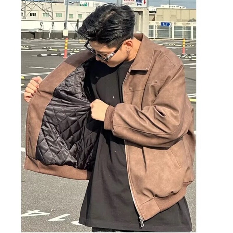 美式飞行员夹克棉服男款秋冬季cleanfit加厚皮衣外套防水夹棉棉衣,男装夹克,星座506A