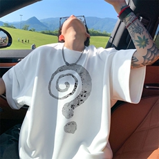 量大优供视频重磅麂皮绒短袖t恤男JT535-特p19，男装T恤，电商B371