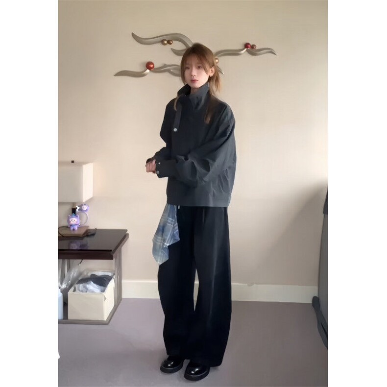 【有货】Q36CC-特P52可拆方巾屁帘裤男廓形洗水牛仔裤,男装牛仔裤,星座1007（原301D）