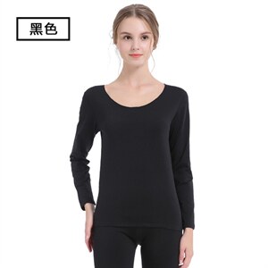 I1282无痕保暖内衣套装女士修身薄款磨毛打底防寒秋衣秋裤冬季图片