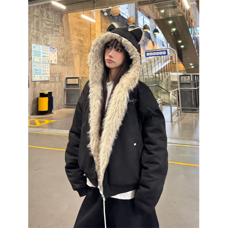 新款冬季棉服棉衣男生加厚保暖面包服运动休闲潮牌帅气外套,男装棉衣,四季星座505