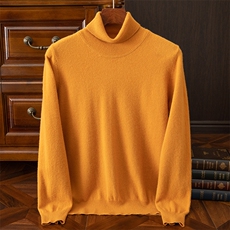 2025年秋季长袖时尚都市套头半高领，男装羊毛衫，牧绒家园