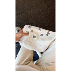 泼墨涂鸦卫裤男秋季新款宽松潮休闲长裤美式潮牌束脚运动裤子潮，男装休闲裤，星座506A