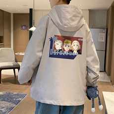 ！港风风衣男短款长袖夹克男休闲外套男上衣男DJK301-P45，男装夹克，电商B371