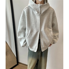 现货秋冬加厚cleanfit美式休闲重磅480G短款开衫卫衣TTTB05-P98，男装卫衣，星座1315