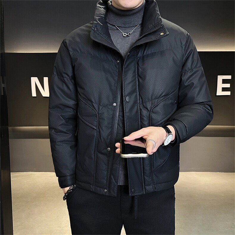 标50绒店主风男士立领皮羽绒服保暖外套5856-P235(控券后318),男装羽绒服,电商B328