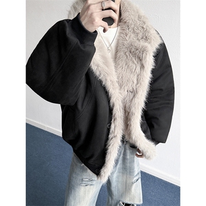 M96045-特批100美式麂皮绒座山雕棉衣外套图片