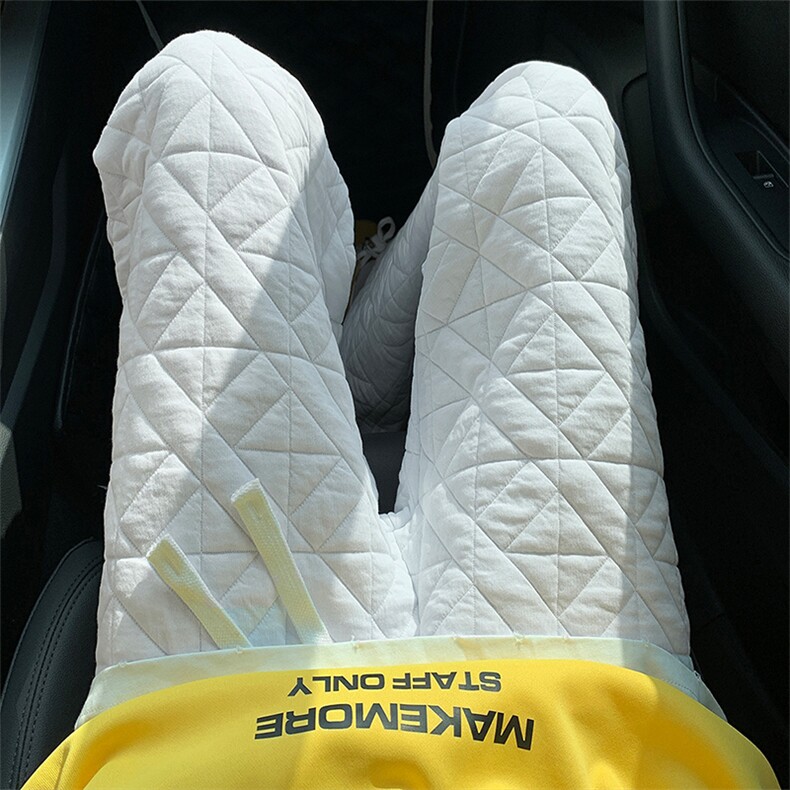 08秋冬新款小方格夹棉棉裤宽松直筒休闲裤XZ211-1-K2468-P75控98，男装棉裤，星座211-1