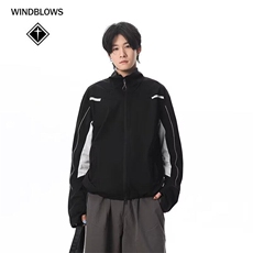 网图现货美式户外机能运动拼接防晒衣网眼透气外套男女RK15-P60，男装夹克，星座1005-4