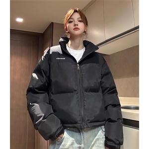 闺蜜冬装2023中性短款面包服棉衣男女情侣冬季棉服外套S279-P108图片
