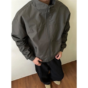 美式教练夹克外套男款春秋高级感痞帅户外三防立领棒球服 J8832图片