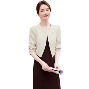 春秋小香风短外套女小个子披肩开衫搭配裙子时尚洋气外搭小外套图片