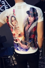 精致韩风夏季短袖薄款休闲修身型T恤2021年青春流行，男装T恤，电商A313