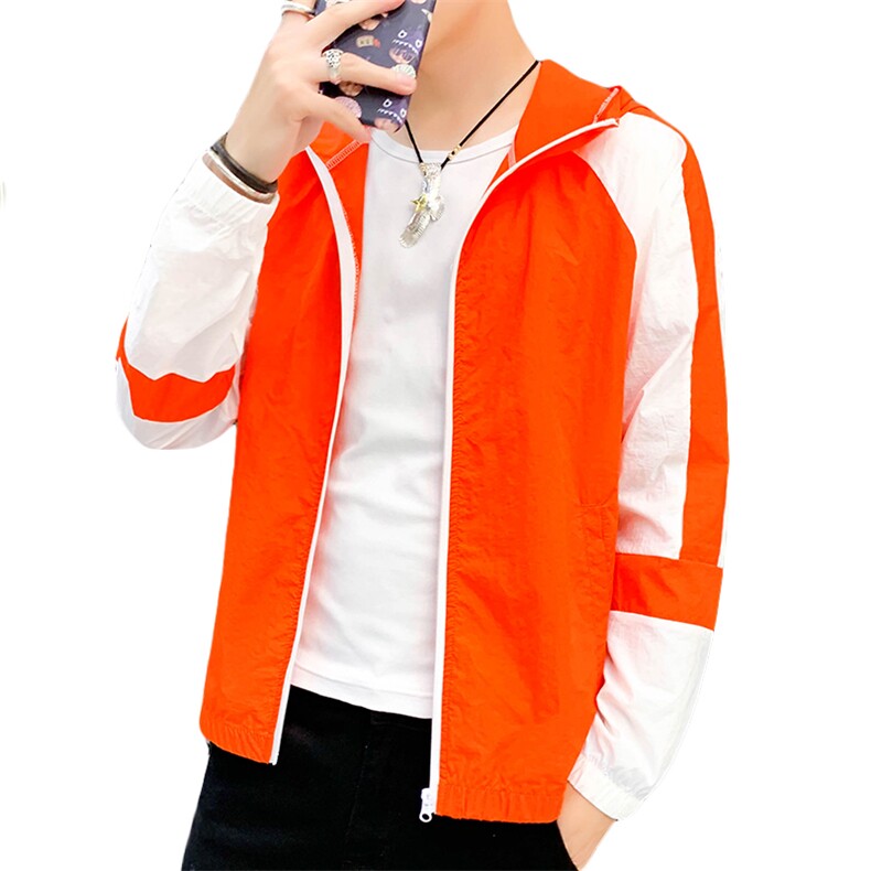 防晒衣服薄款春秋夏季韩版夹克潮流衣服帅气风衣男士外套V99,男装夹克,星座509