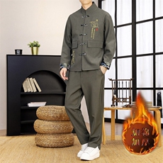 2024风加棉加厚套装，男装休闲套装，星座1206（原A206）