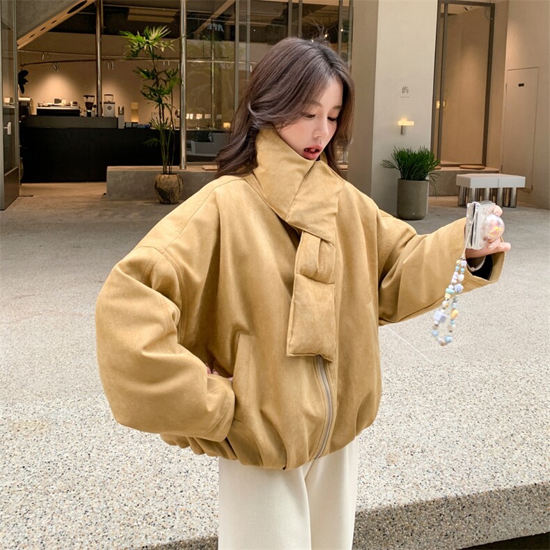 【】新款冬季保暖休闲短款羽绒服送围脖2526-P285-K385,女装羽绒服,2C127